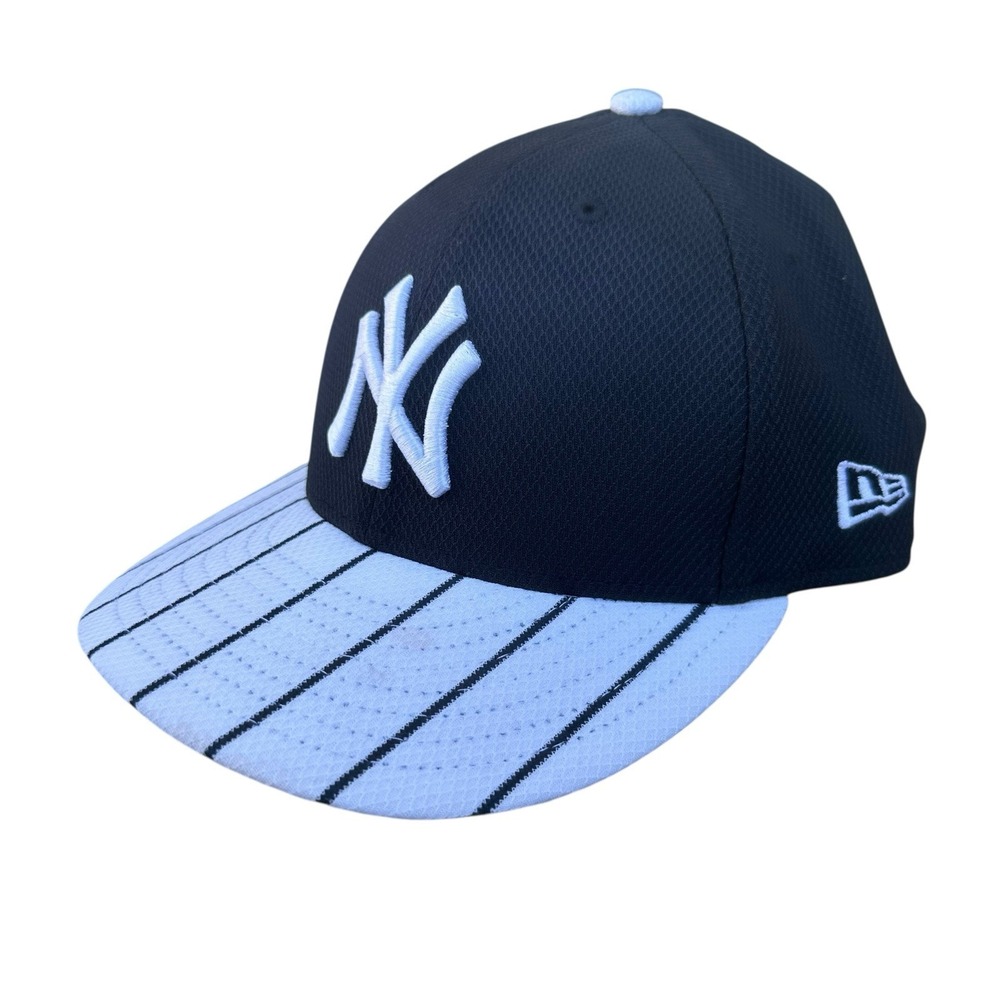 New York Yankees New Era Low‎ Profile 59FIFTY Fitted Hat Navy Blue - Size 7 5/8